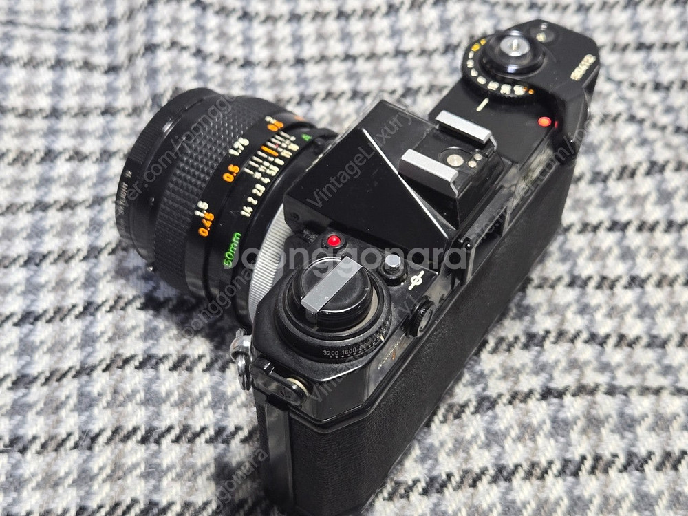 캐논 EF블랙바디와 FD50.4 렌즈세트--2