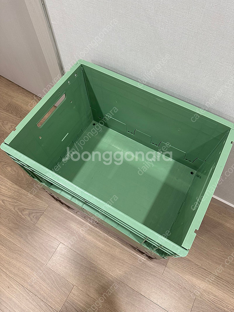 미니멀웍스 폴딩박스2개+우드상판 일괄판매--4