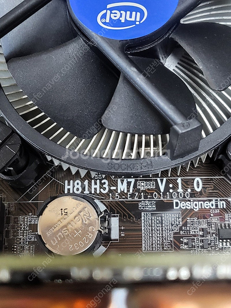 인텔 I7 4790 + ECS H81M +인텔 동판 쿨...--5
