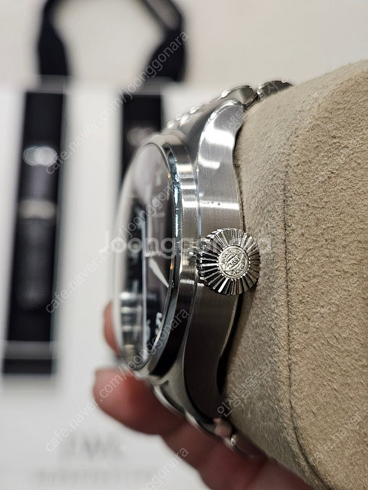 IWC 빅파일럿 43mm 청판 시계 판매--7