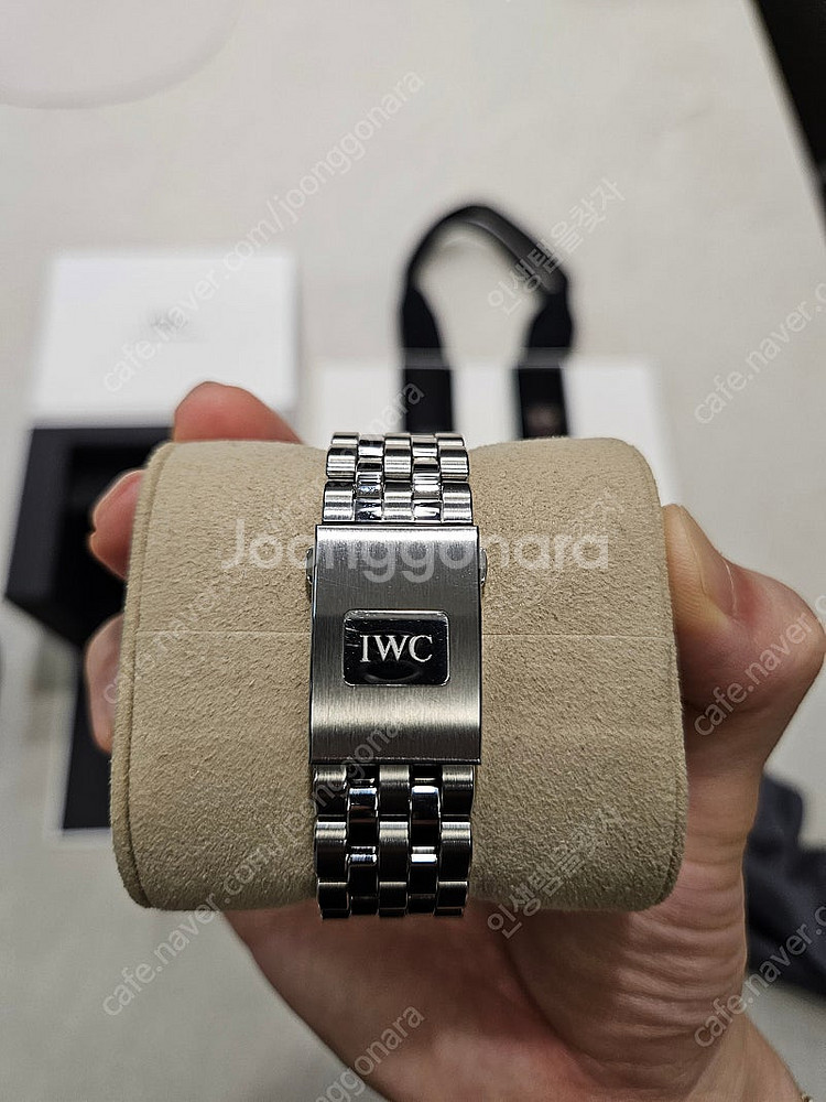 IWC 빅파일럿 43mm 청판 시계 판매--8