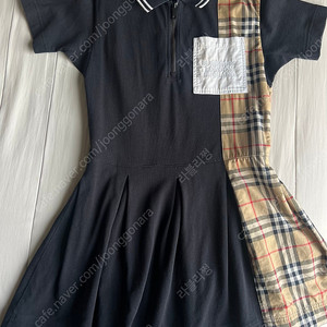 버버리피케 반팔 폴로원피스 10y
