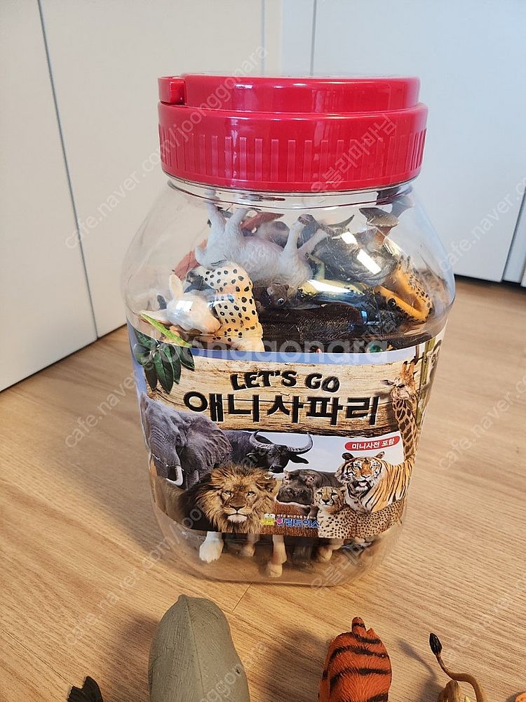 애니사파리 동물 피규어, 조류와 파충류 피규어 일괄 택...--1