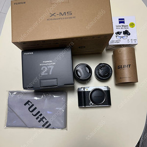 후지필름 X-M5 실버 렌즈킷 + XF27mm 팝니다.