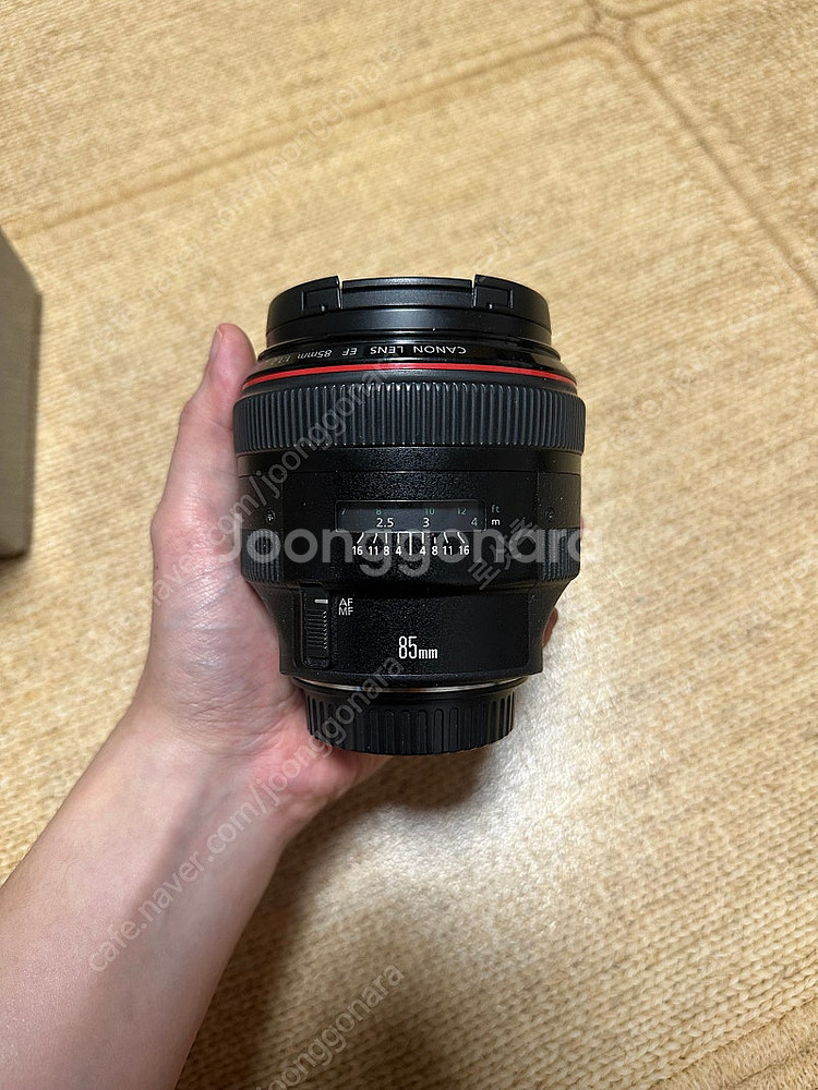 캐논 EF 85mm F1.2L II 만투 렌즈--1