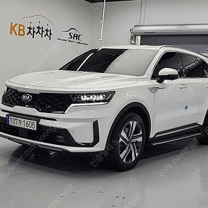 쏘렌토 중고 가격 쏘렌토 하이브리드 중고 쏘렌토 중고차 흰색 2021년식 HEV 1.6 2WD 시그니처 중고차카페