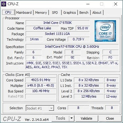 인텔 i7 9700K + ASUS 막시 XI 히어로 +...--4