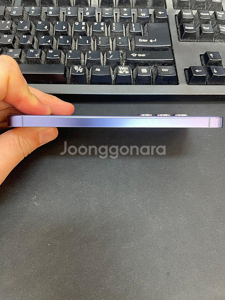 갤럭시S24 퍼플 256GB 무잔상 상태좋은 중고49만...--6