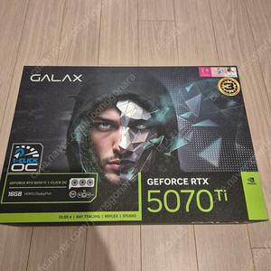 갤럭시 RTX5070TI 미개봉 새상품 팝니다.