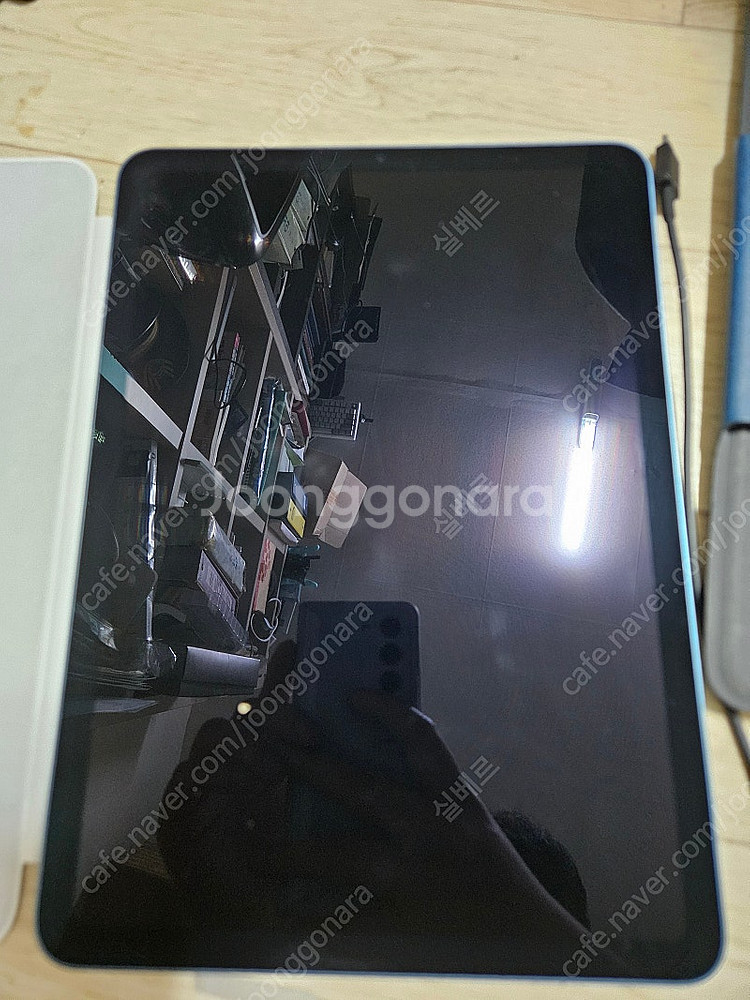 (리퍼)아이패드 에어5 와이파이 블루 + 키보드케이스--0