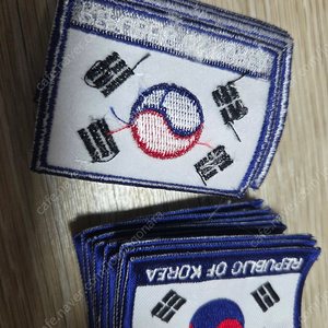 태극기 명찰 패치 팝니다 4.5×6