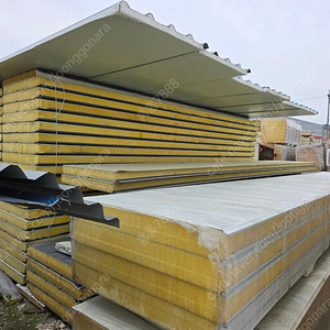 (판매)그라스울판넬 불연재 준불연 샌드위치판넬 조립식판넬 조립식창고 컨테이너 콘테이너 H빔