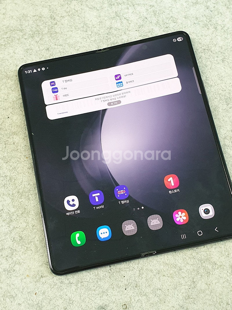 (무찍힘 S급) 갤럭시 Z폴드5 블랙 256G 23년 ...--3