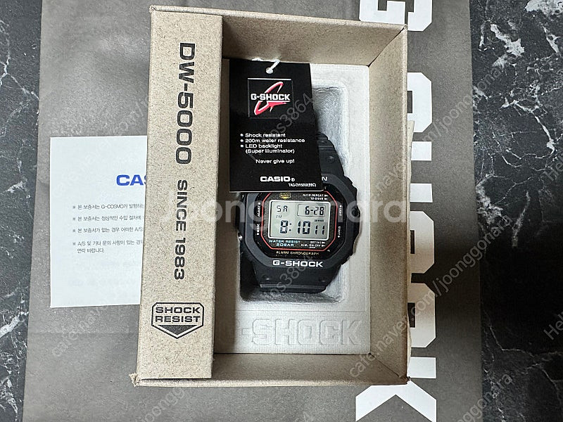 지샥 DW5000R Origin 새제품 판매합니다--3