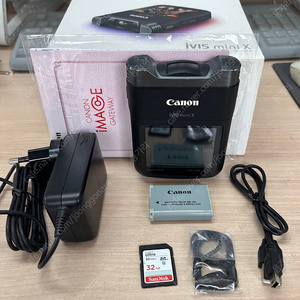 Canon iVIS mini X 캠코더 풀세트 / 정품박스 · 충전기 포함