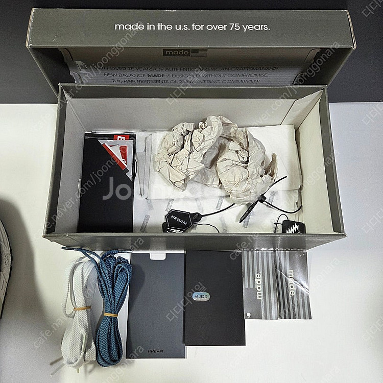 뉴발란스 / 990v2 KITH 키쓰 스틸 블루 / 2...--9