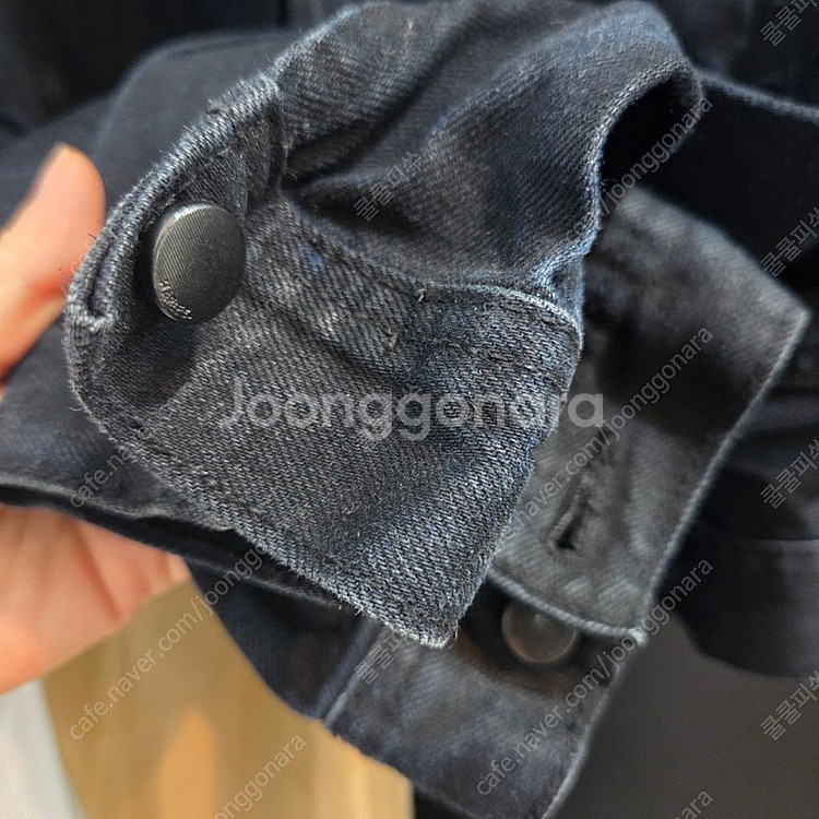 할리데이비슨 빈티지 패치 데님 라이더자켓--7