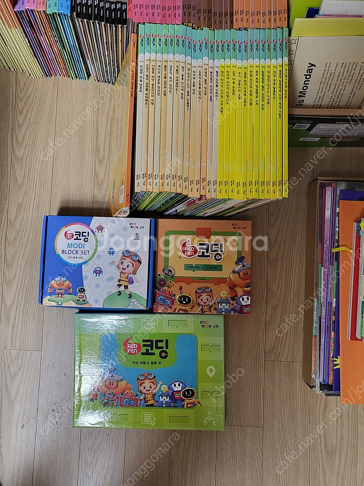교원코딩1~6단계+ 교구+ 호시탐탐코딩20권(가격내림)--0