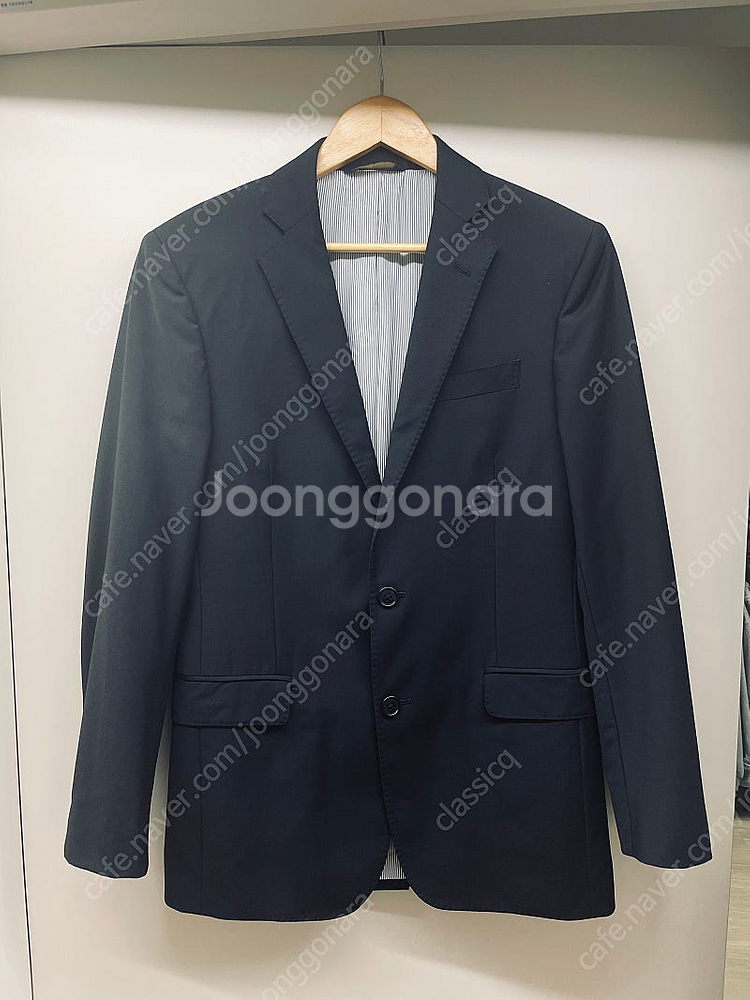 브룩스브라더스 익스플로러 블랙 블레이저 36R--0