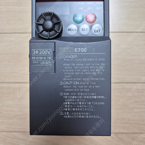 [새제품]미쯔비시 인버터 FR-E720-0.75k 팝니다(급처 13ㅡ>12만원)