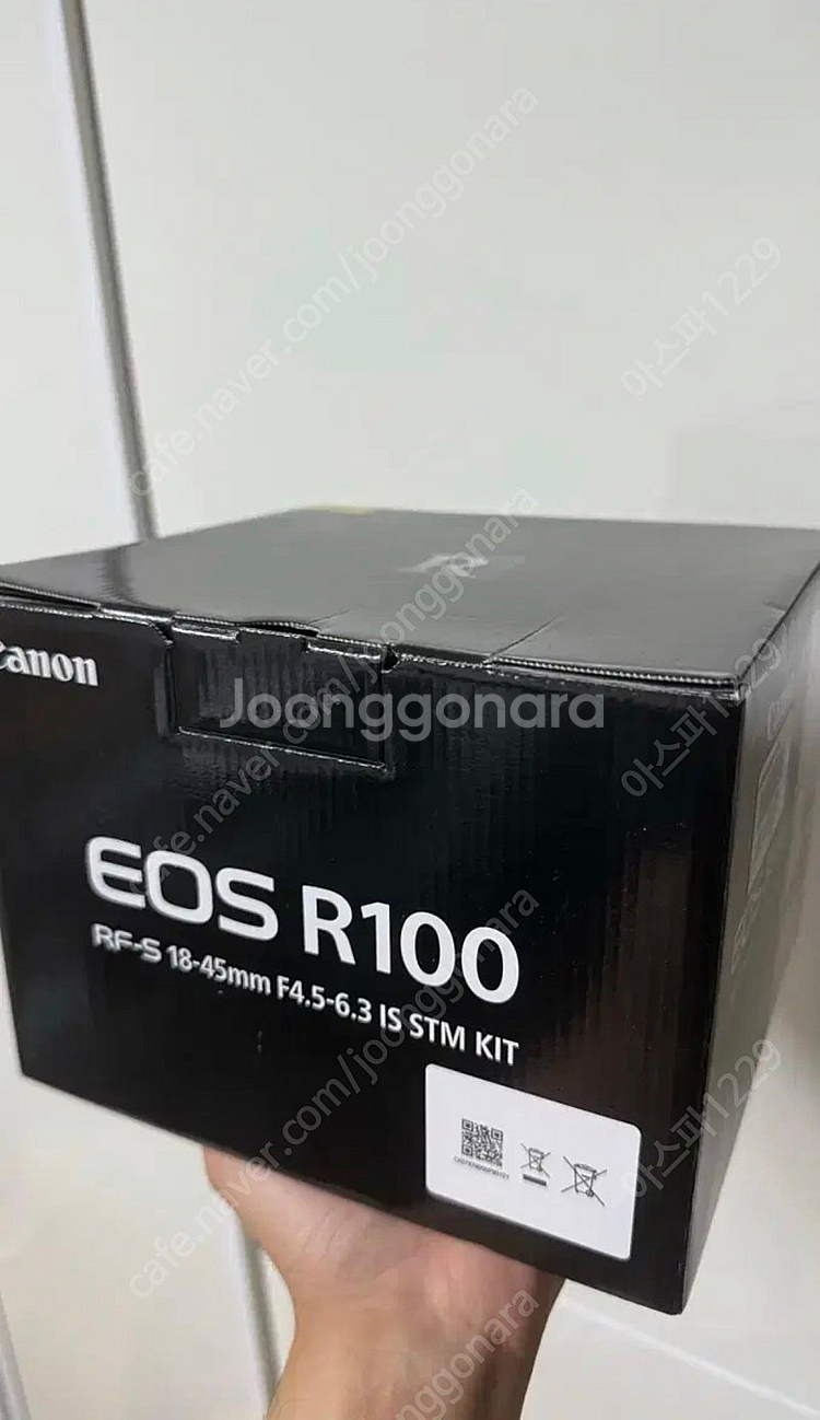 캐논 r100 18-45 렌즈킷 미개봉 새상품--0