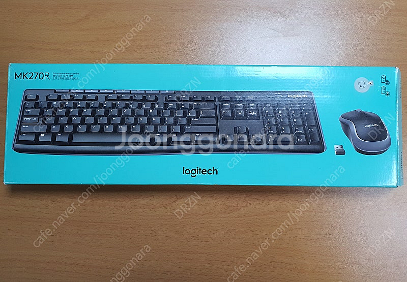 로지텍 MK270R 무선 콤보 키보드 마우스--0