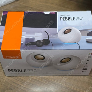 미개봉 크리에이티브 페블 프로 화이트 creative Pebble Pro 스피커