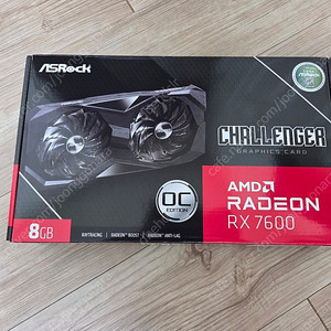ASROCK RX7600 챌린저 풀박스