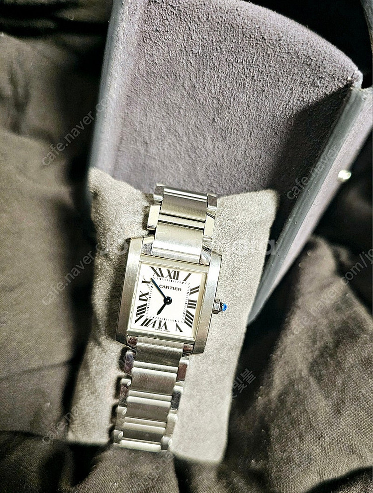까르띠에 탱크 프랑세즈 쿼츠 20mm--0