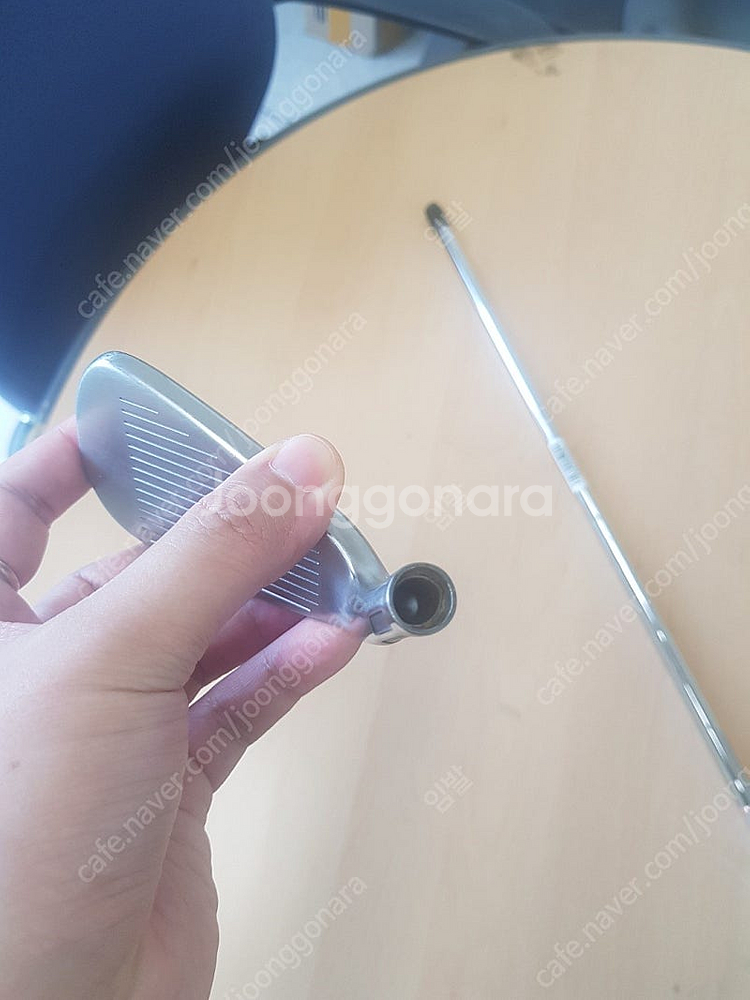 테일러메이드 스텔스 아이언 7번 헤드+샤프트 파손품 팝...--4
