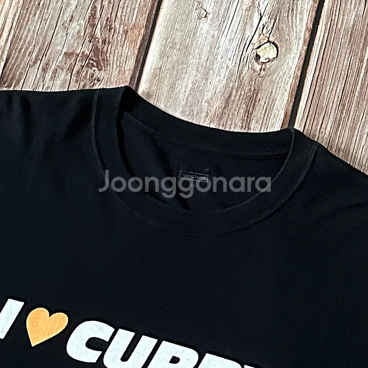 TANGTANG 프린팅 반팔 티셔츠 블랙 XL 사이즈--3