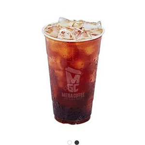 메가커피 아이스아메리카노 4매