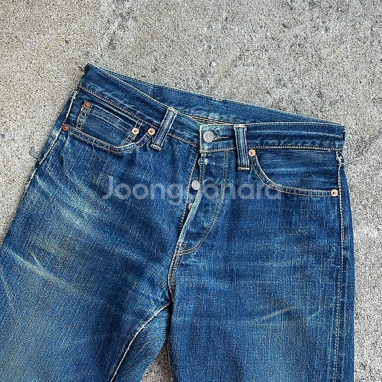 플랫헤드 Lot. 3005AI 셀비지 데님 31 사이즈--3