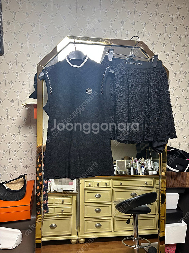 세인트앤드류스 골프 스커트 상의 세트--0