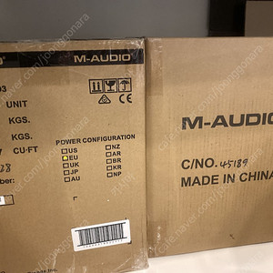 엠오디오 BX5 D3 액티브 모니터 스피커 2통