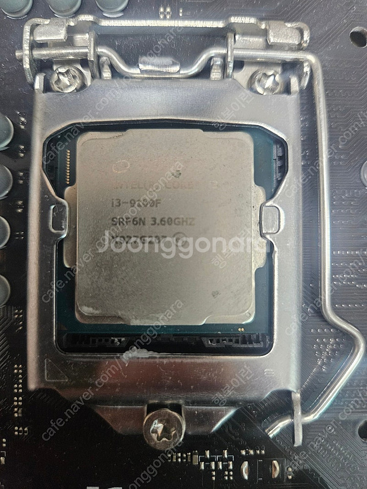 9100f와 고장난 h310m 메인보드 일괄로 팝니다.--1