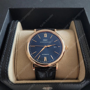 IWC 포르토피노 18K 레드골드 금통 청판