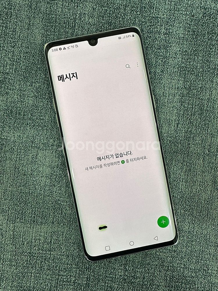 LG 벨벳 128G 화이트 21년 1월개통 무잔상 작은...--3