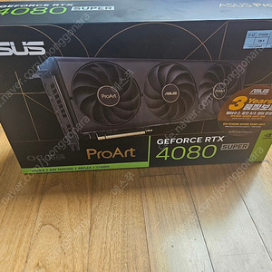 ASUS RTX 4080 SUPER PROART(프로아트) 판매 및 교환