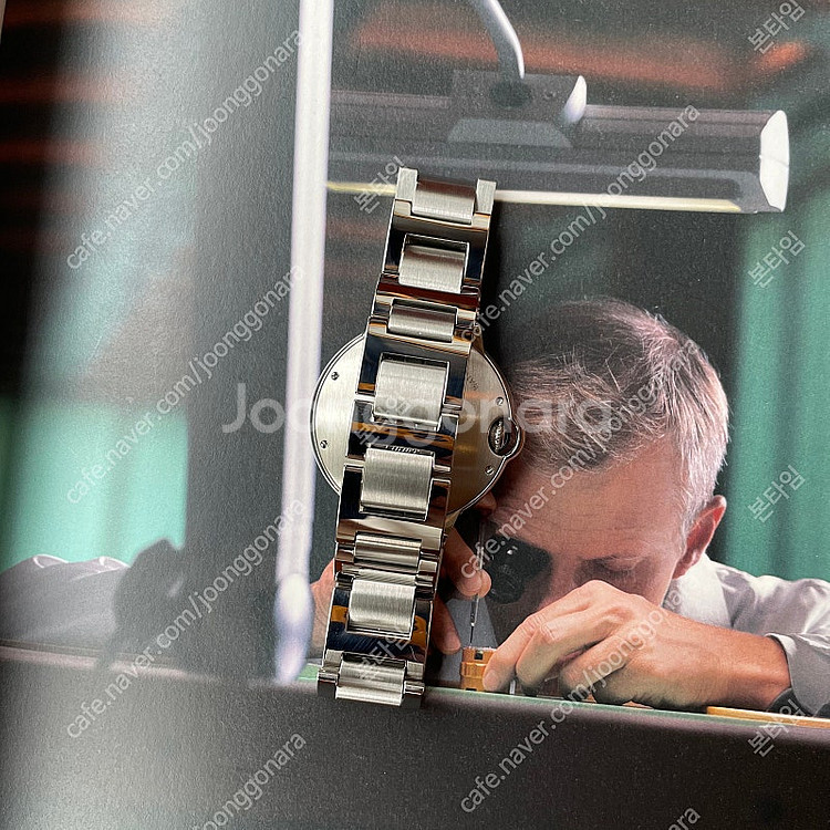 까르띠에 발롱블루 36mm 스틸 쿼츠 W69011Z4--2
