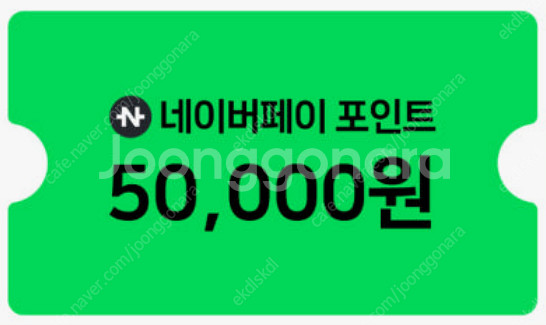 네이버페이 포인트 5만원 (~08/28)--0