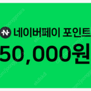 네이버페이 포인트 5만원 (~08/28)
