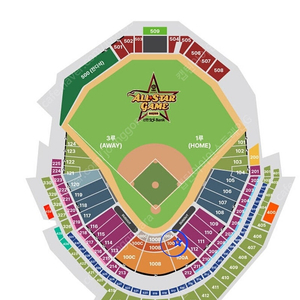 KBO 올스타전 7.12.(토) 중앙지정석 4연석