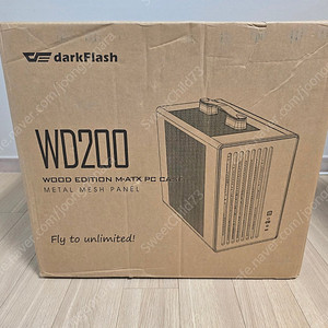 다크플래시 pc케이스 WD200 M-ATX PC Case 팝니다.