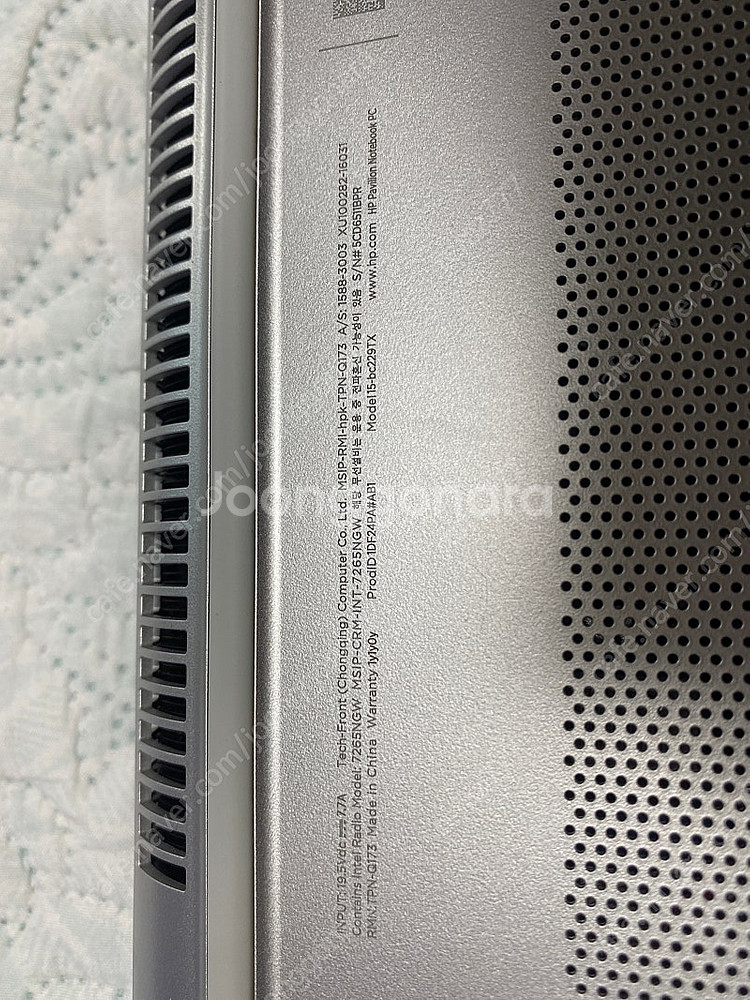 hp 파빌리온 게이밍 노트북 배터리 불량 전원 아답터 ...--3