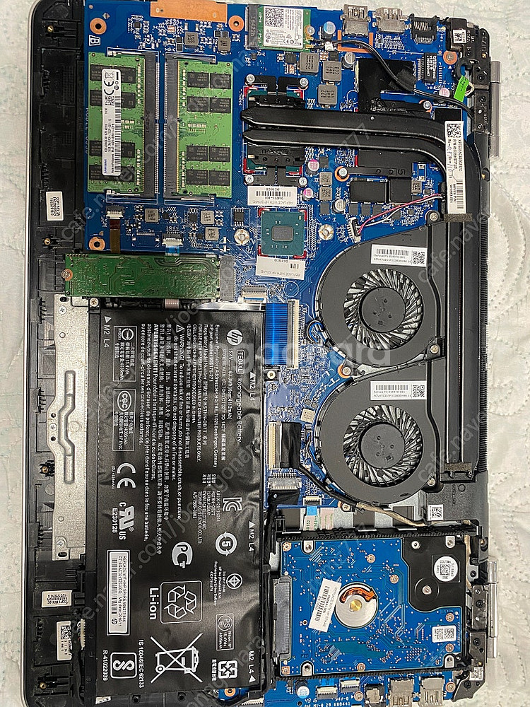 hp 파빌리온 게이밍 노트북 배터리 불량 전원 아답터 ...--7