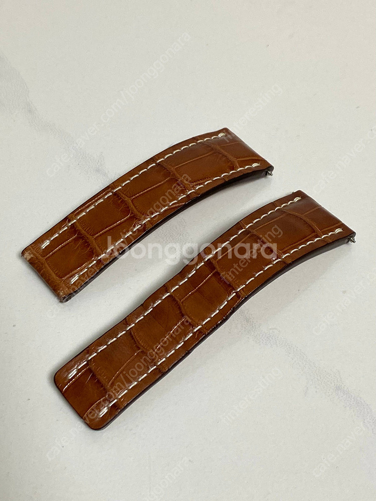 IWC 브라이틀링 임가 아수라 인피니토 가죽 줄 스트랩...--3