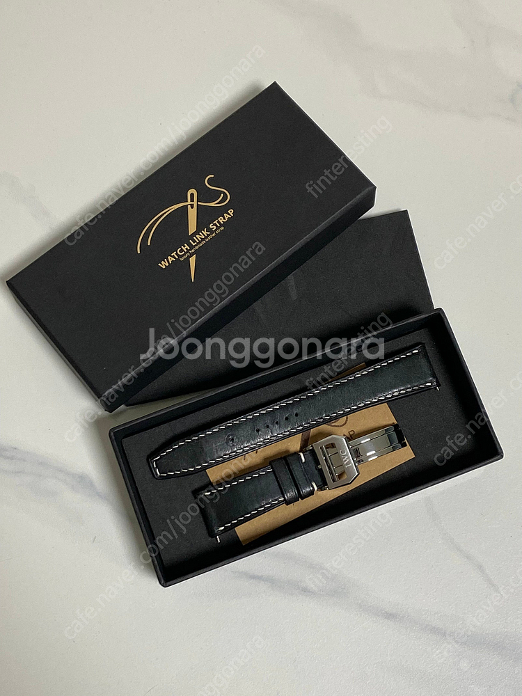 IWC 브라이틀링 임가 아수라 인피니토 가죽 줄 스트랩...--5