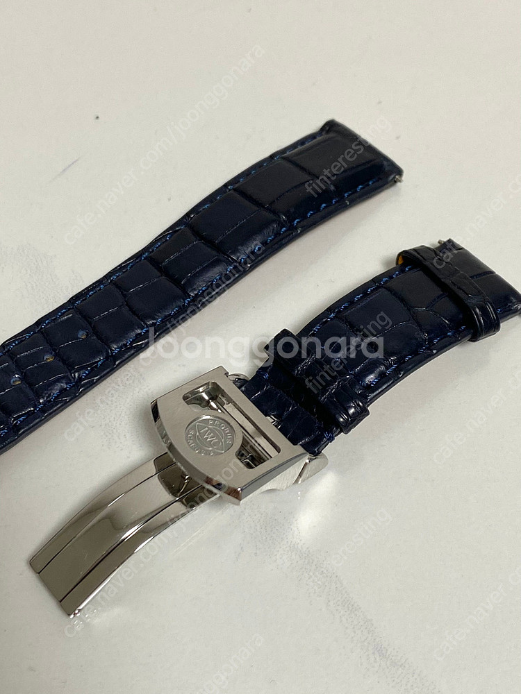 IWC 브라이틀링 임가 아수라 인피니토 가죽 줄 스트랩...--9