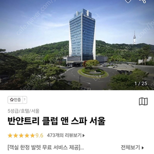 반얀트리 디럭스풀 남산뷰